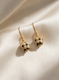 Gilded Lattice Drops — handmade gold-tone openwork beads jewelry by Sima & Sid