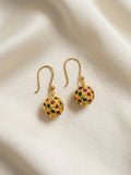 Gilded Pavilion Drops — handmade gold-tone beads jewelry by Sima & Sid