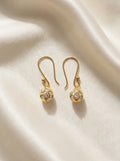 Gilded Constellation Drops — handmade gold-tone beads jewelry by Sima & Sid