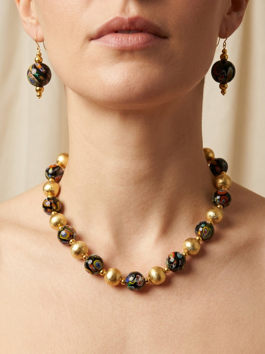 Midnight Millefiori Set