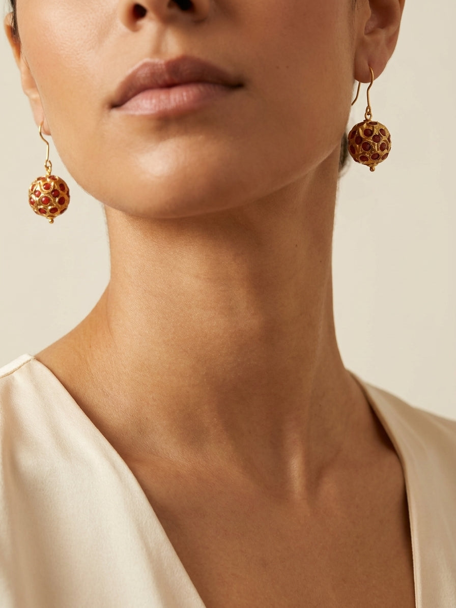 Golden Pomegranate Drops