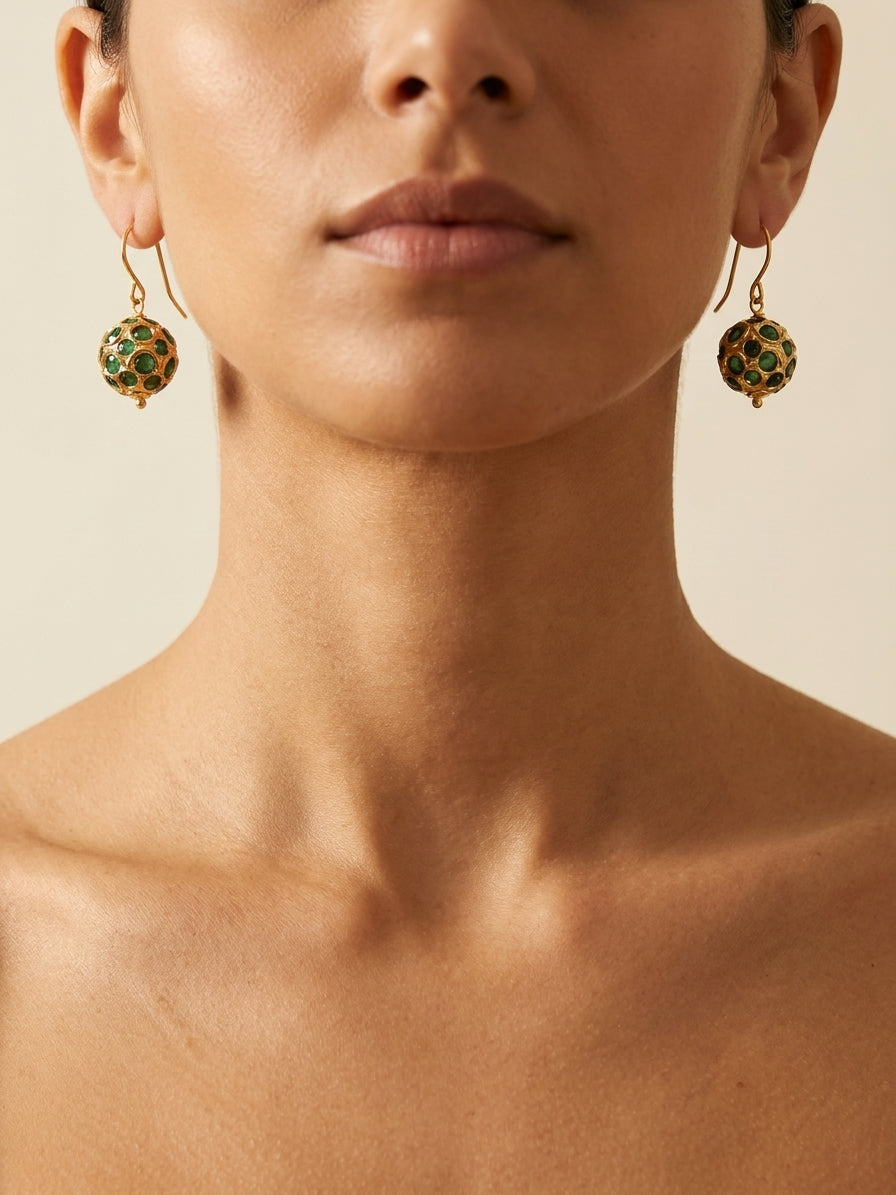 Emerald Honeycomb Drops