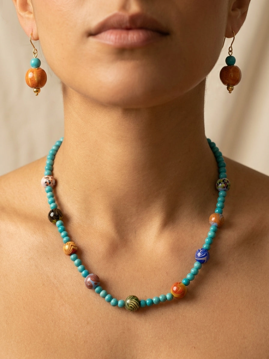 Turquoise Garden Blooms