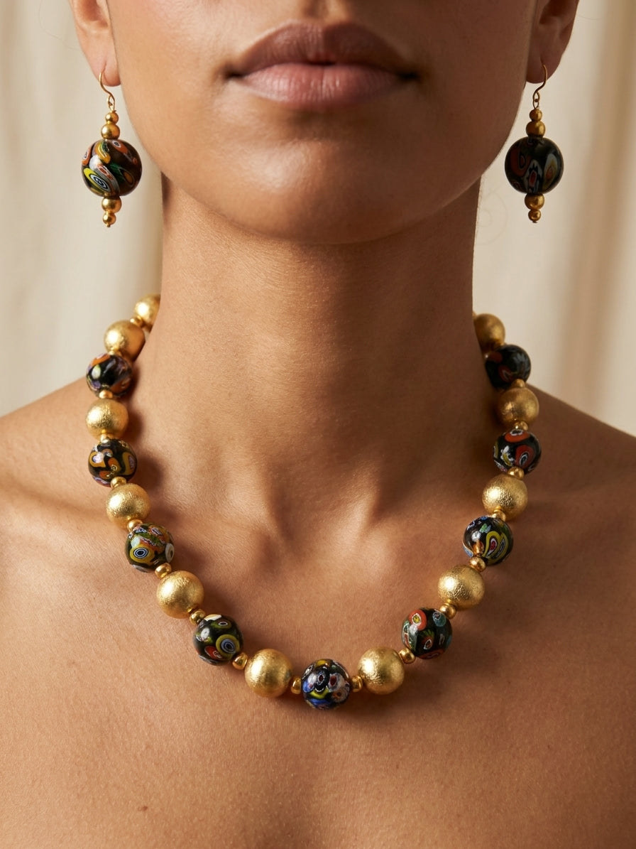 Midnight Millefiori Set