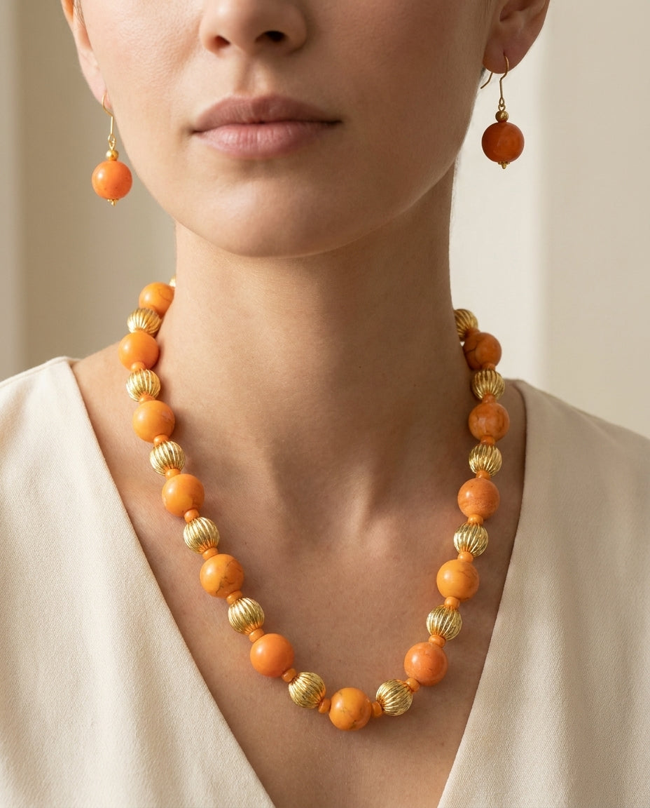Amber Sunstone Set