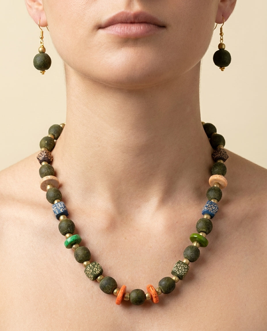 Mosaic Ember Necklace