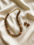 Smoky Quartz Medallion Set