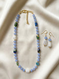 Periwinkle Medley Set — handmade periwinkle glass jewelry by Sima & Sid